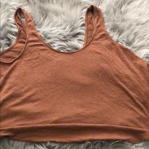 Brown tank top